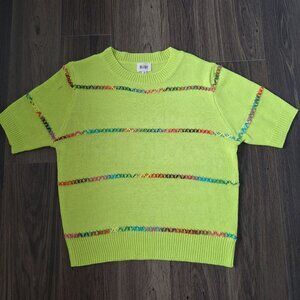 💙 Bibi Lightweight Short Sleeve Top Size M/L Casual Loungewear Colorful